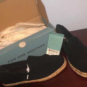 Toms Black Pismo women’s shoe size 7
